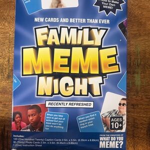 Family Meme Night Card Game - New